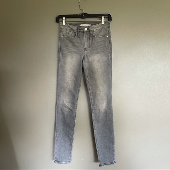 Athleta Sculptek Skinny Jeans Size 0 Grey Stretch Denim Comfortable Casual Comfy - Picture 6 of 16